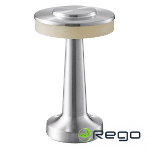 LED galda lampa Horoz PRONTO 3CCT, 2W sudraba ar akumulatoru (0027415)