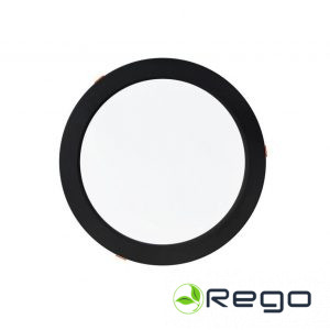 Panelis LED, Horoz, ALEXIS, 6W, 510lm, 3CCT, IP20, melns