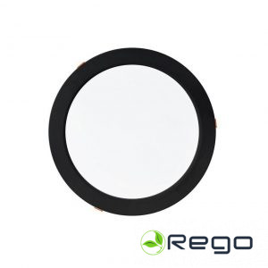 Panelis LED, Horoz, ALEXIS, 9W, 780lm, 3CCT, IP20, melns