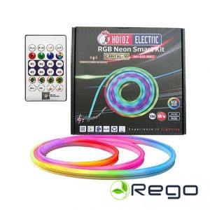NEON SMART KIT, Horoz, CAPITAL, komplekts, 5V / 220V, 10W, RGB, IP65, 5m