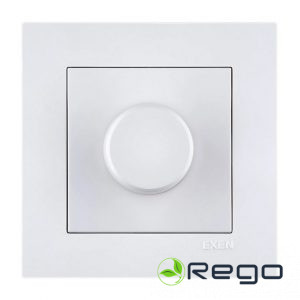 Reostats EXEN, KARELL,800W,balts (0027479)