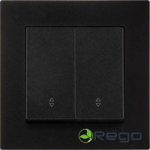 Pārslēdzis EXEN, dub., metal. melns, z/a (0027492)