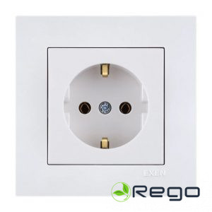 Rozete EXEN,KARELL, a/z, balts (0027495)