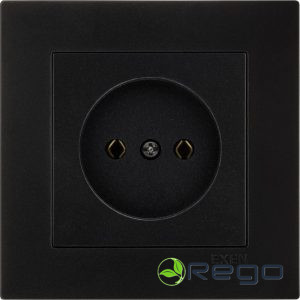 Rozete EXEN, metal. melns (0027498)