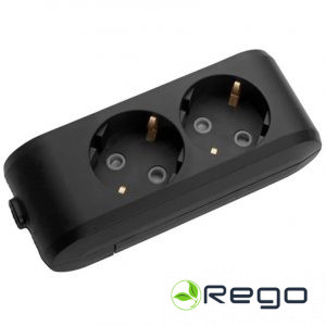 Rozešu bloks Makel 2-viet,. a/z melns (0027610)