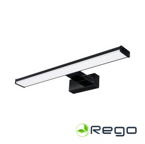 Gaismeklis LED, Horoz, LEYLEK, 8W, 720lm, 4200K, IP44, melns