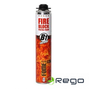 FOME FLEX Ugunsdrošas montāžas putas FIRE BLOCK 750ml (01-3-2-016)