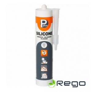 Silikons Sanitārais 280ml, balts P-plus (01-4-1-071)