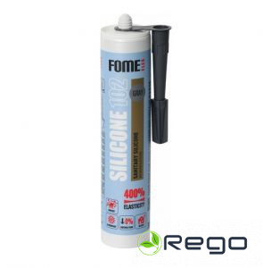 FOME FLEX Silikona hermētiķis, pelēks, 310ml (01-4-1-106)