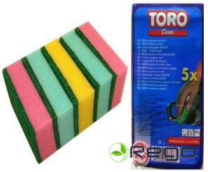 Trauku švammes 5gb 6x9x3cm