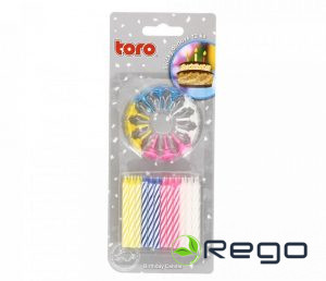 Jubilejas svecītes 24gab