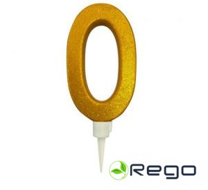 Jubilejas svece 0, 16cm, XL