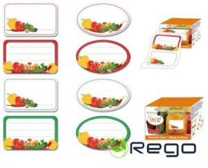 Uzlīmes burkām 96gab dārzeņi