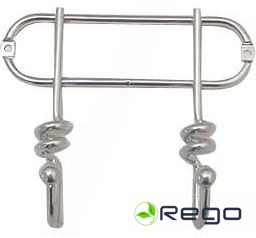 Sienas āķi 2gab metāla 16x14cm