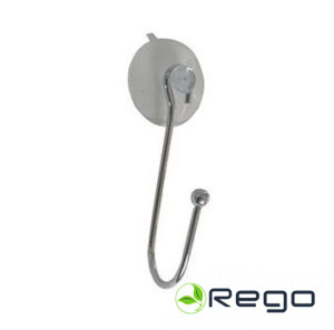 Sienas āķis ar piesūc. metāla 14x5cm