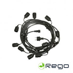 WOJ+14342 Grinlande IP44, 10m 10xE27 combined SPECTRUM