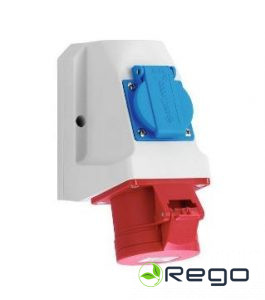 ABL 282-551/D51S331 CEE sienas rozete 16A 250/400V-IP44 kombi