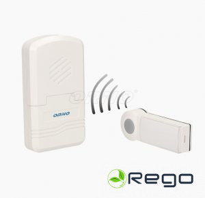 Bezvadu durvju zvans ar apmāc.sistēmu DISCO DC OR-DB-KH-122