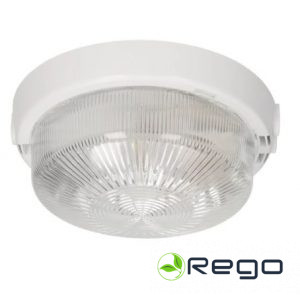 LED Gaismeklis RIVA (apaļš) A2110 SMS 100W IP44 E27 250X105mm balts
