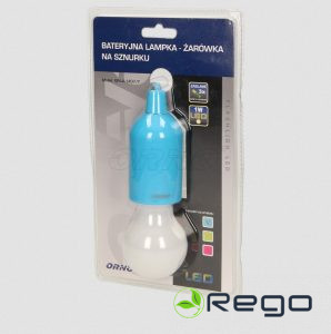 LA-5/T (OR-LA-1407/T) Gaismeklis ar vadu un iesl.,izsl.pogu 1W;3xAAA; zils