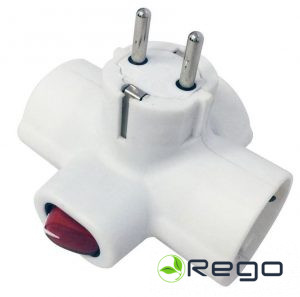 Adapteris ar slēdzi 3x, 0794H