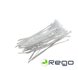 40745 Kabeļu siksnas 100mmx2.5mm 50pcs balta JK33