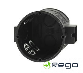 Kārba ar sav., 60mmx40mm, melna IP20