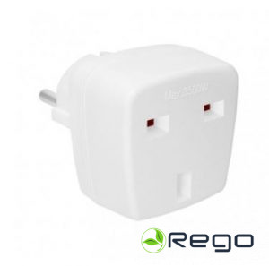 Adapteris angļu COL10 EU-UK 230V A10 COL10 AD75 250V 7.5A balts (060127S)