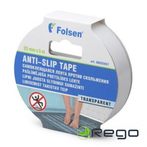 Pretslīdes paslīmējoša lente 25mm x 5m caursp. PVC