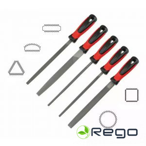 Dedra 06C007 Metāla vīļu komplekts 200mm, 5 gab.