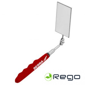 Dedra 06F802 Inspekcijas spogulis 50x90mm, teleskopisks.295-750mm, kvadrātveida