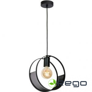 Griestu l.-SINER 60W E27 melna