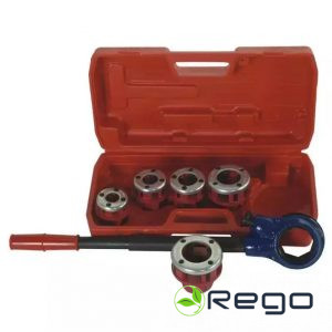 Dedra 07A78 Rokas vītņgriežu komplekts 3/8", 1/2", 3/4", 1", 1 1/4" koferī