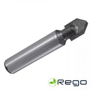 Dedra 07F052B Rievu frēze, kāts 8 D 8 H 8mm 90°