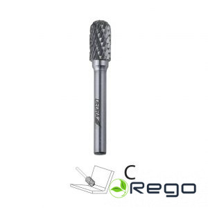 Dedra 07F620 Cilindriska tapu frēze noapaļota C 6x16mm, tapa 6mm.