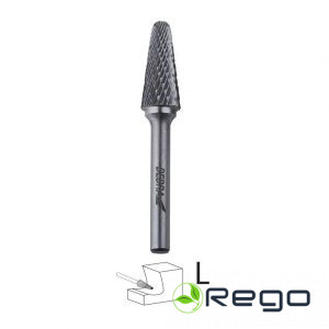 Dedra 07F682 Tapu frēze konusveida L 12x28mm, tapa 6mm.