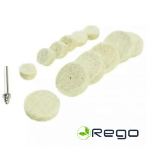 Dedra 08T607 Pulēšanas filci, komplektā 13gab.