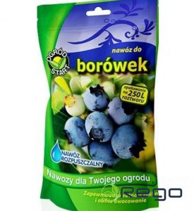 Šķīstošais meslojums mellenēm 250g NPK20-2020