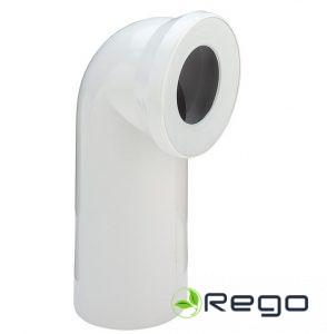 Viega WC līkums 90° balts (100551)