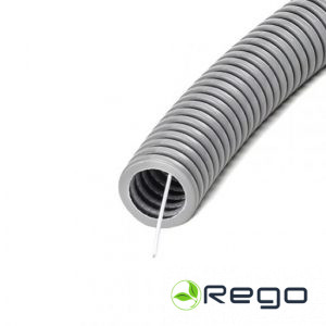 Caurule gofrēta pelēka ar trosi d32 320N 50m. (10303S)