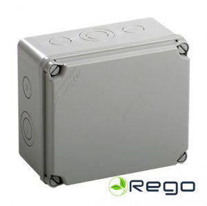 Nozarkārba v/a 151x175x95mm pelēka ar vāku IP65 EX171