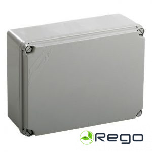 Nozarkārba v/a 151x175x95mm pelēka ar vāku IP65 (EL171)