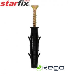 Dībelis ar skrūvi KAXN +571 10x50/80/ KF (6gab)