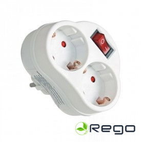 Adapteris ar slēdzi 2-way 204-302 (11093S)