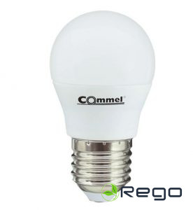 LED spuldze bumba E27 4.9W G45 4000K 470Lm 305-826 (111783S)