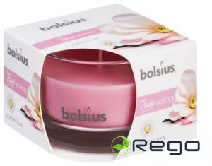 Svece arom.stikla gl.D8x5cm Magnolija