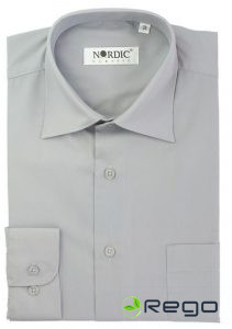 Vīriešu krekls gaiši pelēks