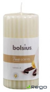 Svece arom. 6x12cm Vaniļa