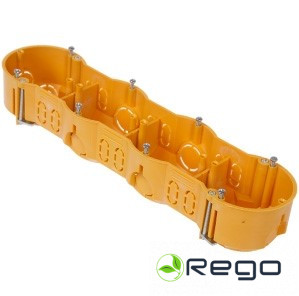 Montāžas kārba reģipsim 4-viet.