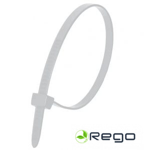 Dedra 11AB25202 Neilona savilcēji balti 2,5x200 mm (100gab.)